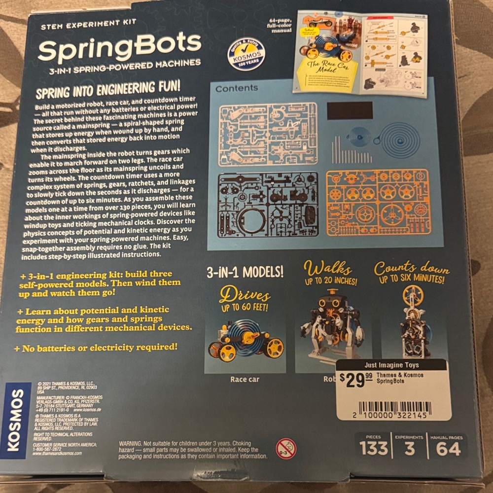 SpringBots STEM Experiment Kit - Picture 2 of 2